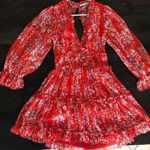 *VICI* open back floral flowy dress